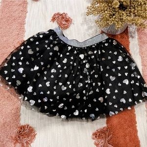 3T Girls Heart Tulle Skirt